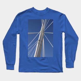 Abstract Bridge Lines, Winnipeg, Manitoba, Canada Long Sleeve T-Shirt